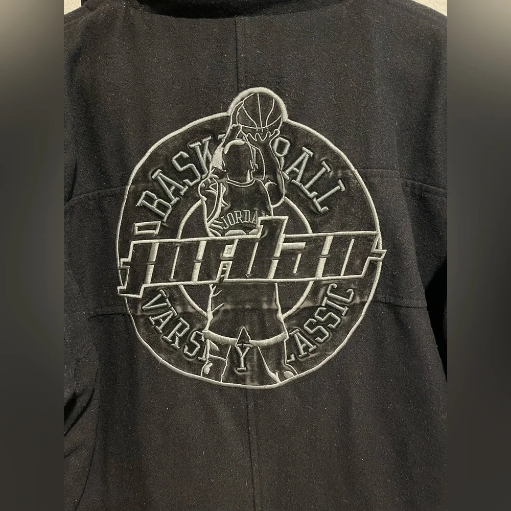 Vt 90s Air Jordan Varsity Wool Jacket 23 OG Embroidered Bomber Jacket M/XL